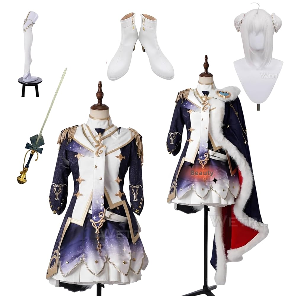 ホロライブ　白上フブキ　コスプレ衣装　ウィッグ・靴追加可 ホロライブ hololive 白上フブキ コスプレ衣装※ウィッグ 靴追加